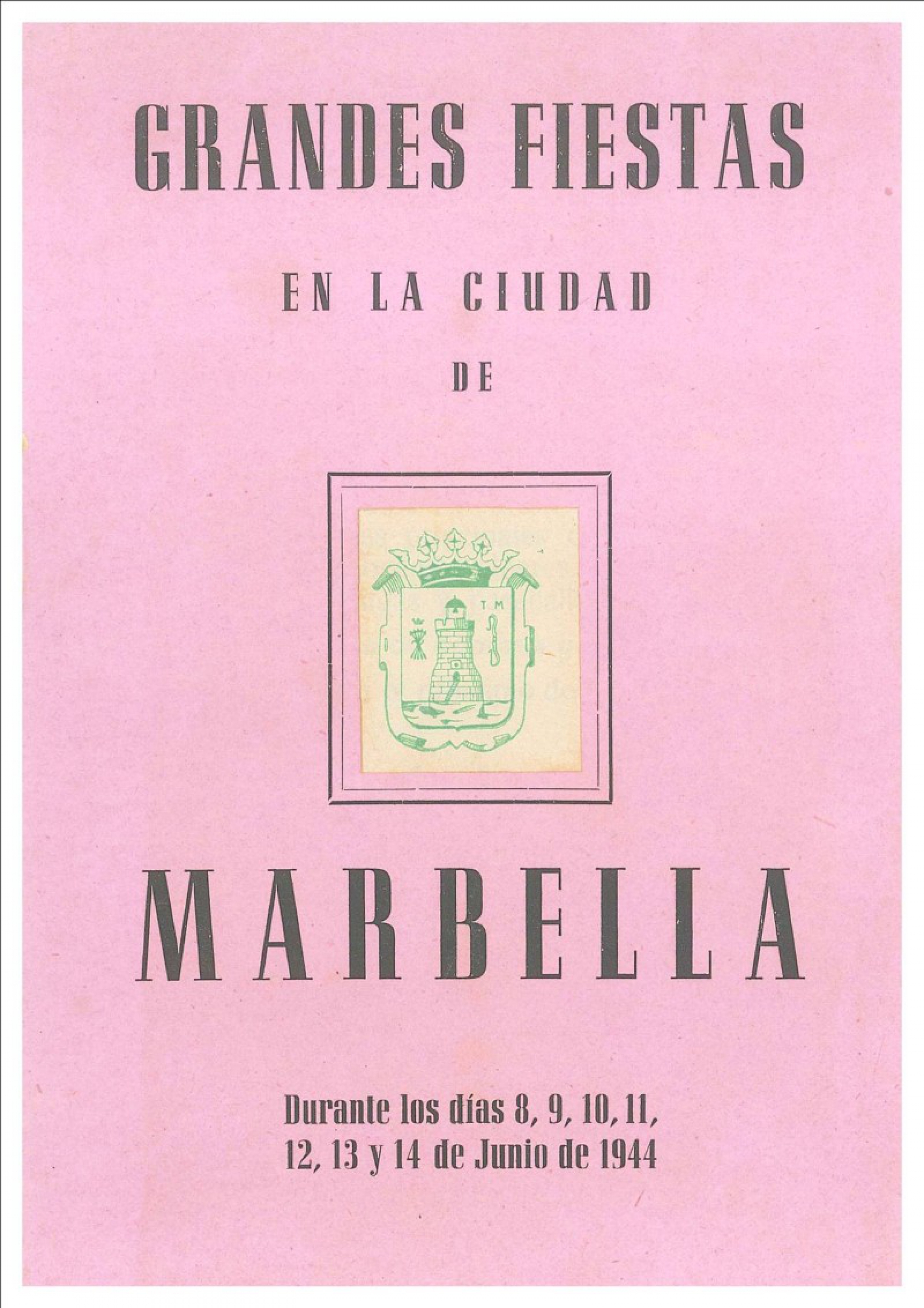 Feria y Fiestas de San Bernabé 1944 Marbella
